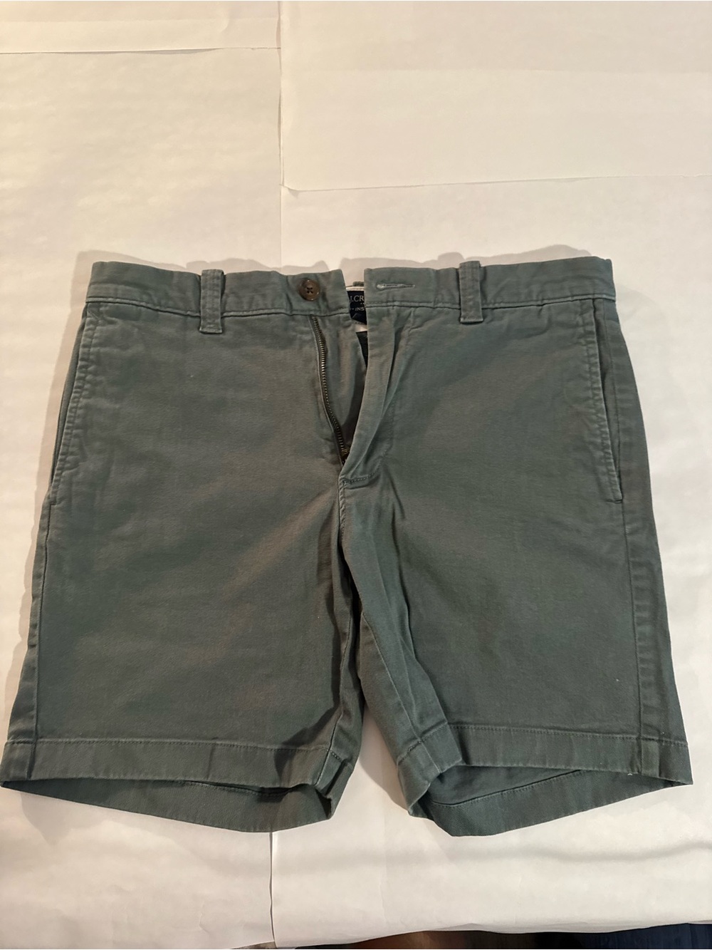 Men's Olive Green Chino Shorts